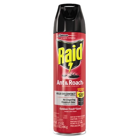 Raid Ant and Roach Killer, 17.5oz Aerosol, Outdoor Fresh 660574EA